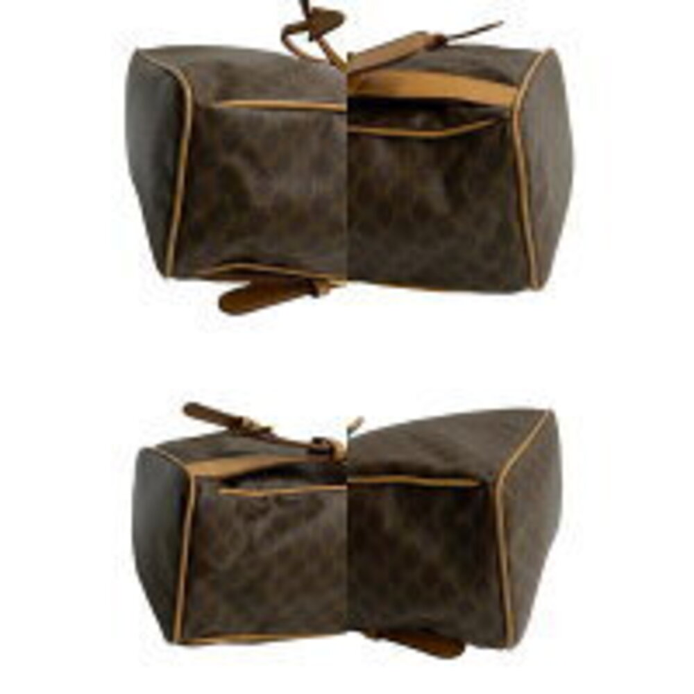 Celine Macadam Blason Triomphe Leather backpack daypack brown - Picture 7 of 8